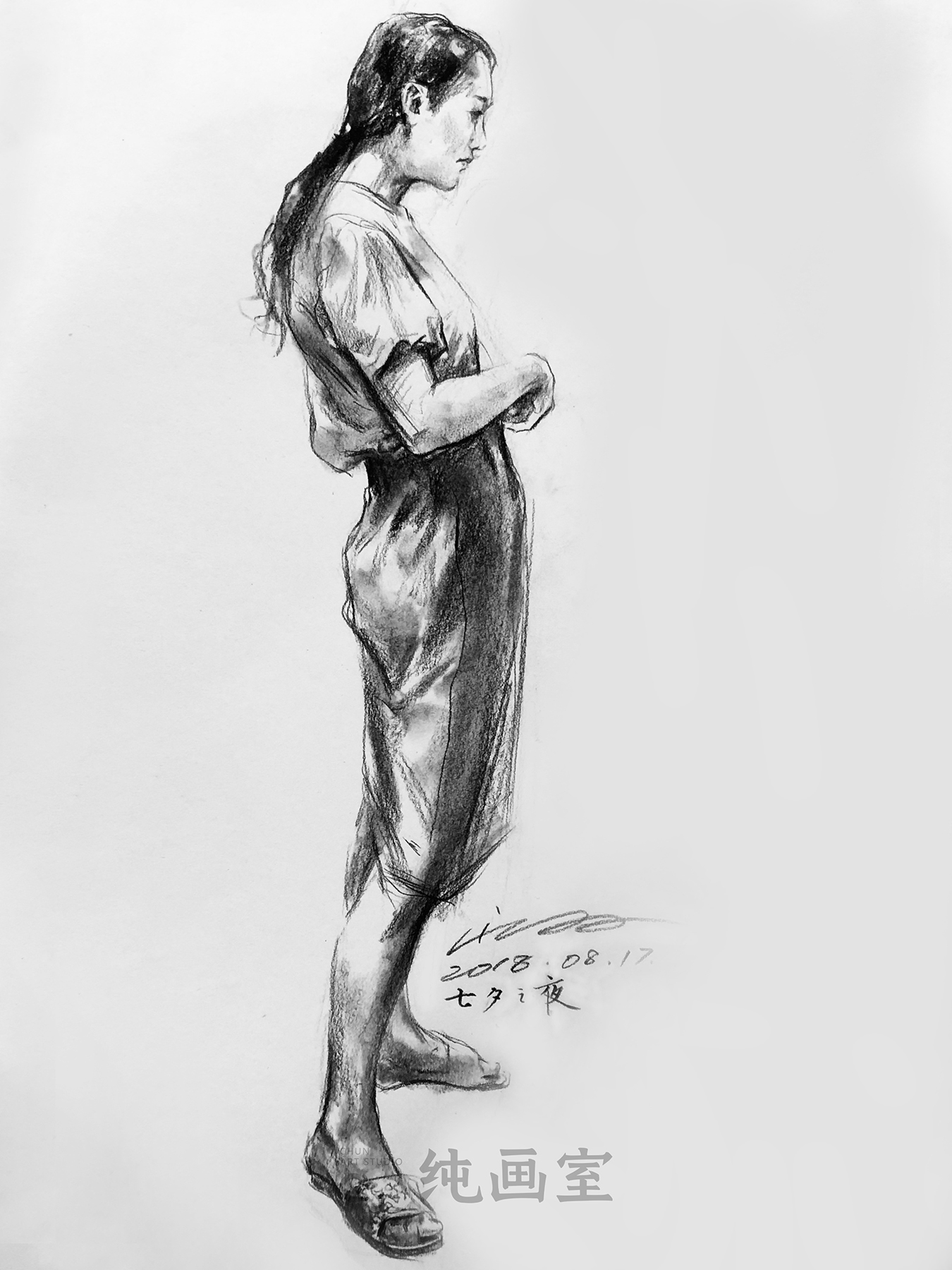 杭州纯画室 · 速写作品