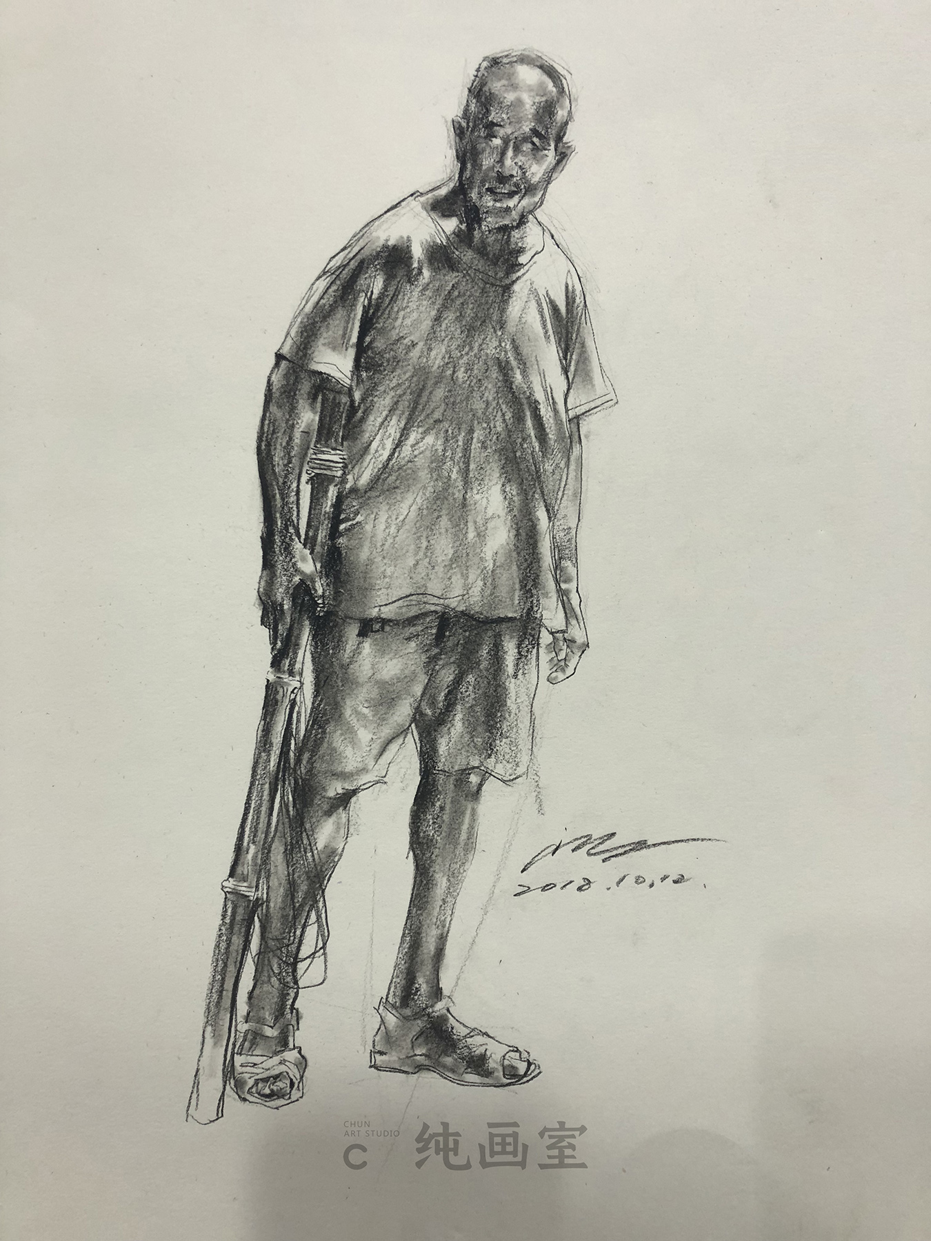 杭州纯画室 · 速写作品